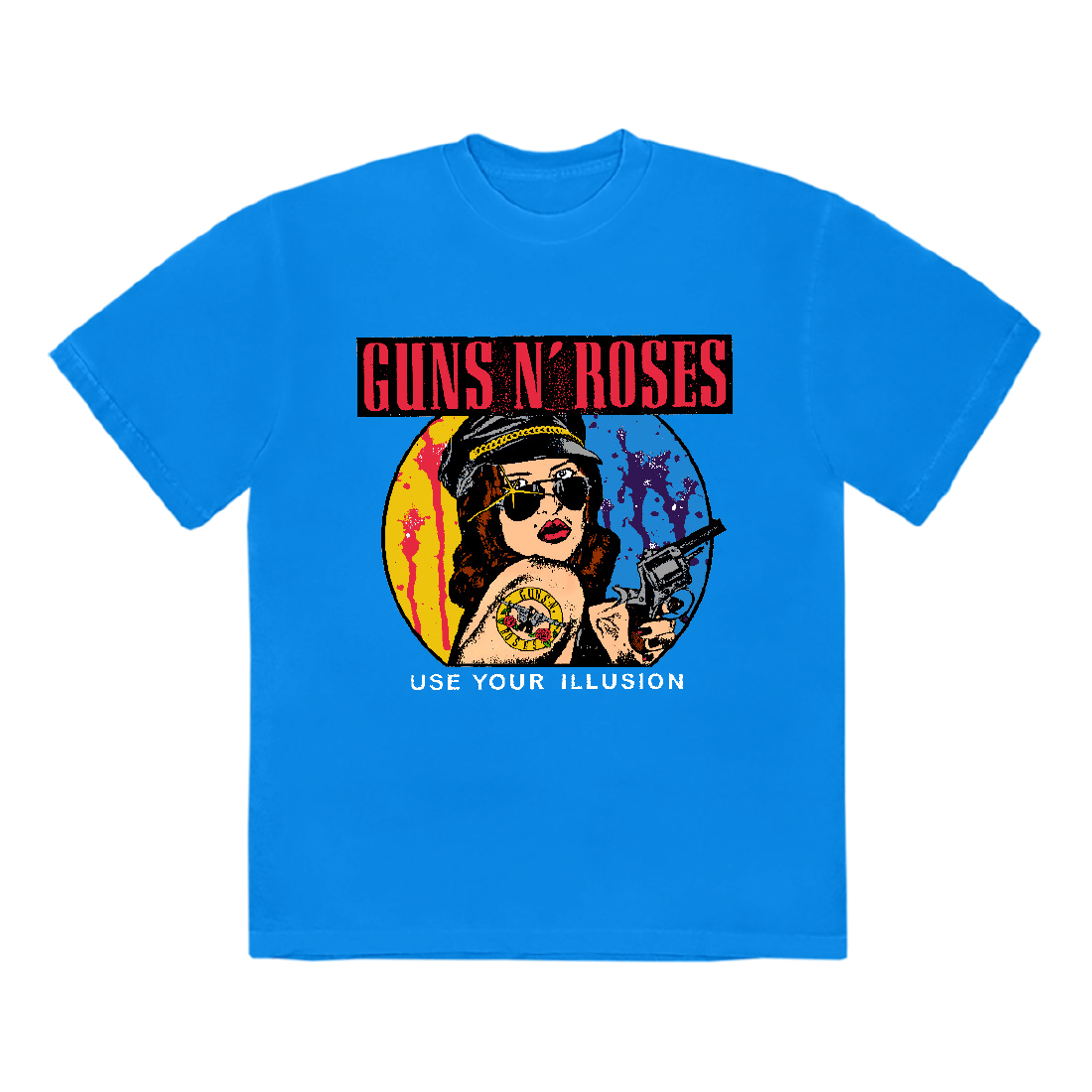 GNR Girl Use Your Illusion T-Shirt - Guns N' Roses Official Store