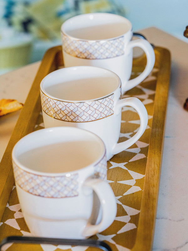 Kyne Gold Ceramic Tray Mug Set ON AIR キネ Kyne Gold Ceramic Tray