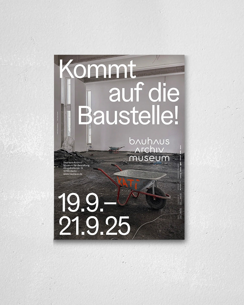 ベルリン限定 Bauhaus バウハウスアーカイブ 公式ポスター ベルリン