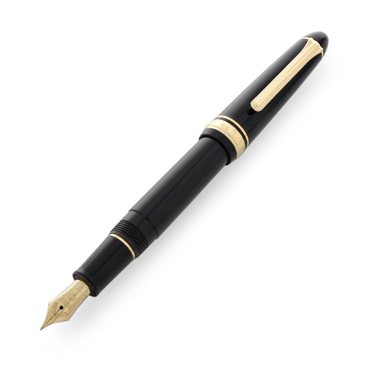 Sailor 1911 Standard Fountain Pen in Black with Gold Trim - 14K