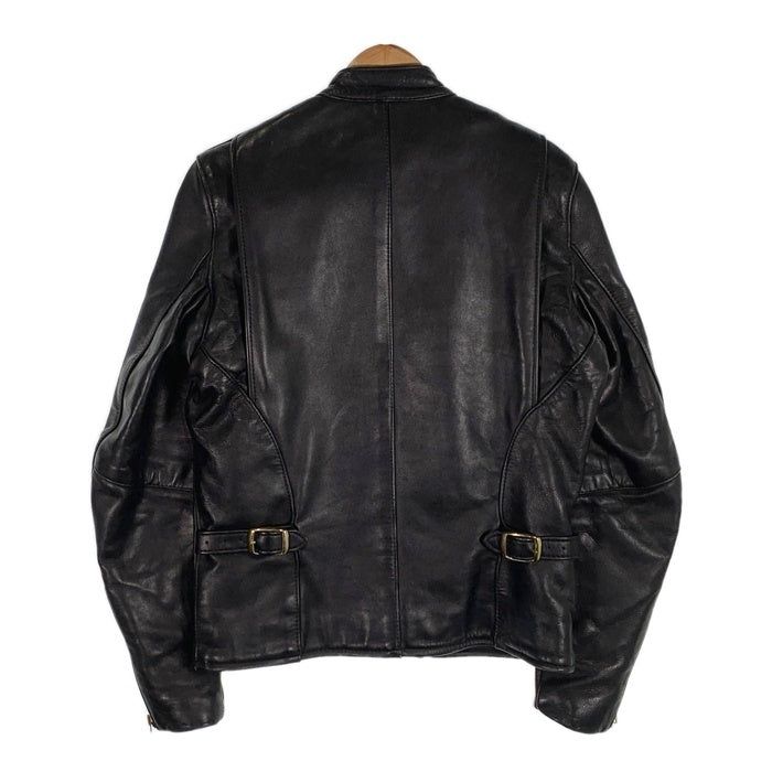 VANSON バンソン B レザー シングルライダースジャケット ブラック