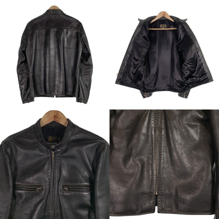 Buco ブコ J-100 ホースハイド シングルライダースジャケット ブラック