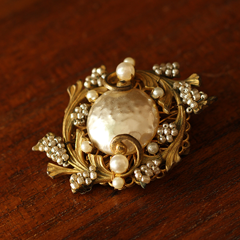 Miriam Haskell＊ミリアム・ハスケル 大粒バロックパールの