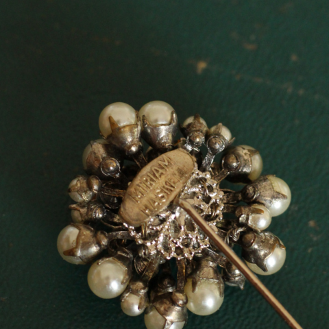 Miriam Haskell＊ミリアム・ハスケル ラインストーンとパールの