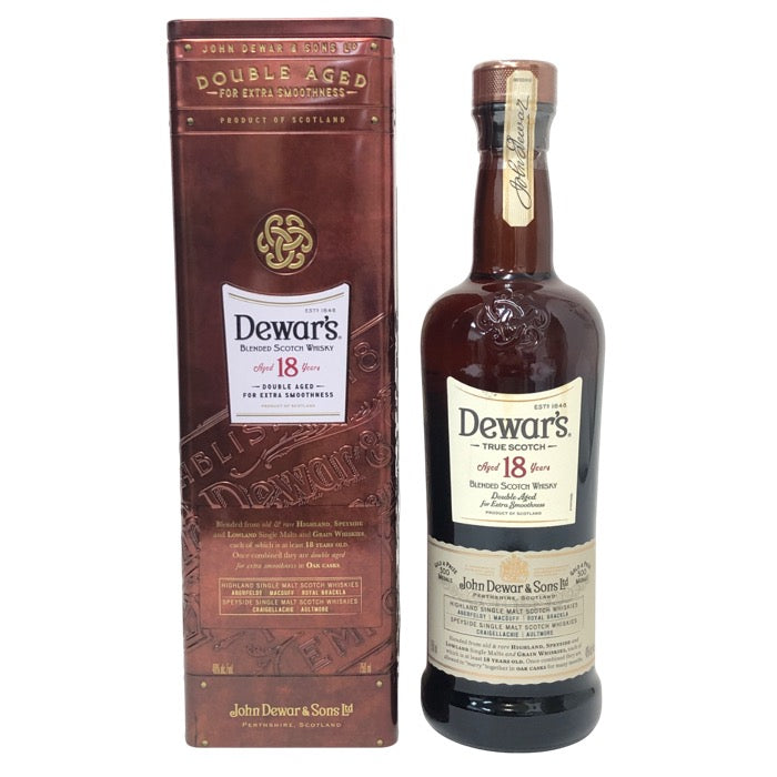 Dewar's デュワーズ18年 未開栓 750ml 40度 ブレンデッド スコッチ