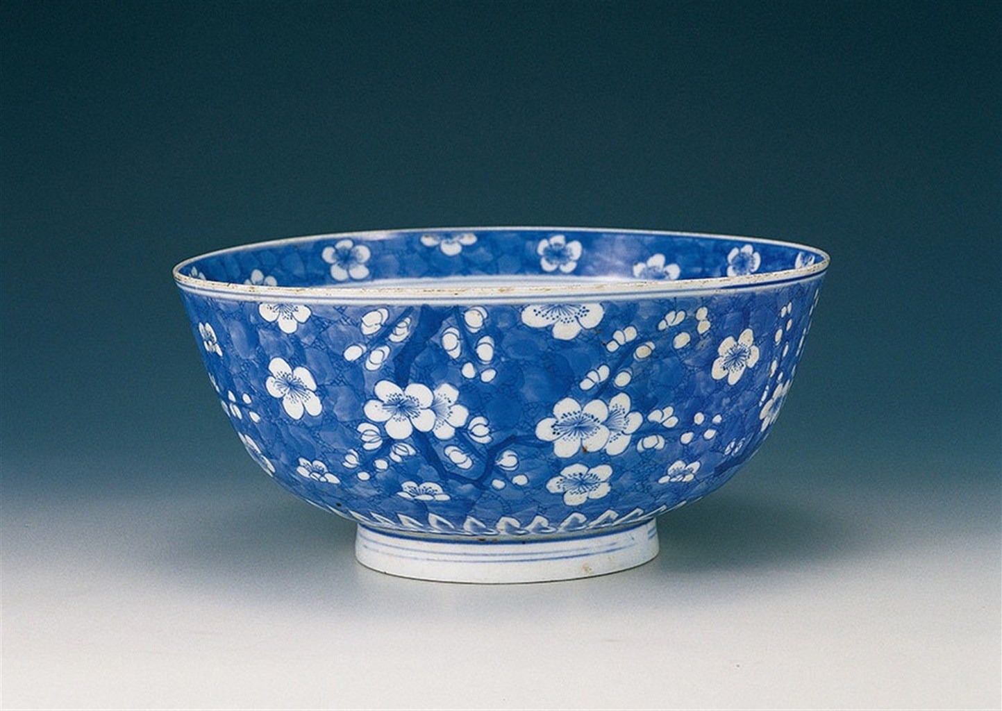 清代康熙年制青花冰梅纹大碗|陶瓷,瓷器鉴赏知识|样子收藏网,记录传统