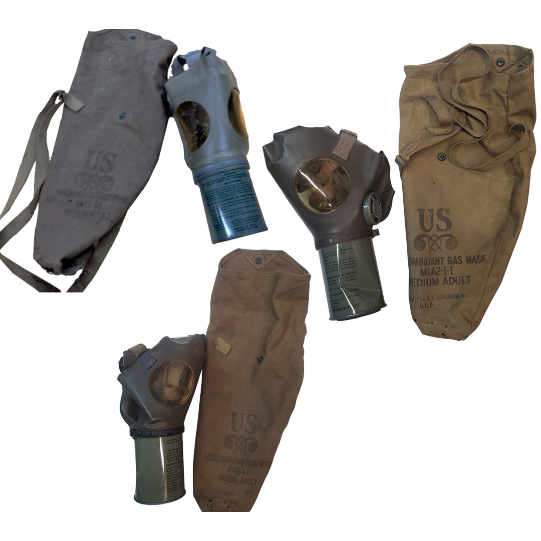 アメリカ M1A2-1-1ガスマスク＋バッグ アメリカ M1A2-1-1ガスマスク＋