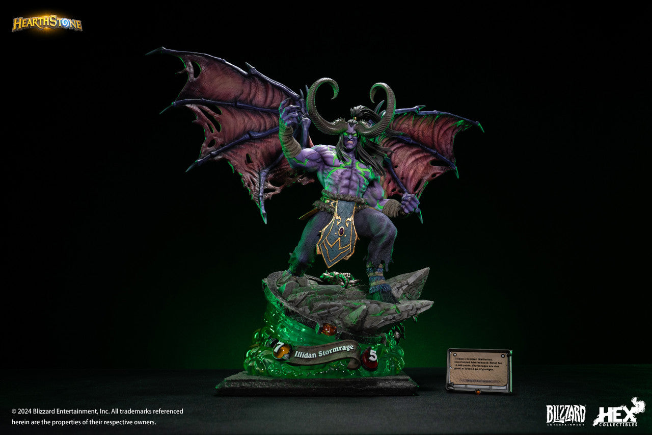 World of Warcraft - Illidan Stormrage | Resin Statue | HEX