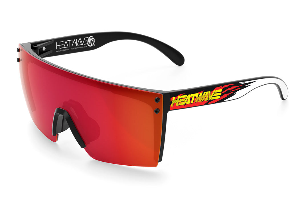 Lazer Face Sunglasses: 1-800 Customs | Heat Wave Visual