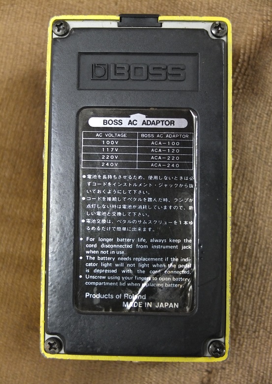 OD-2 Boss Tokyo Effector Mod 中古 表現力が、一気に加速する。 Boss