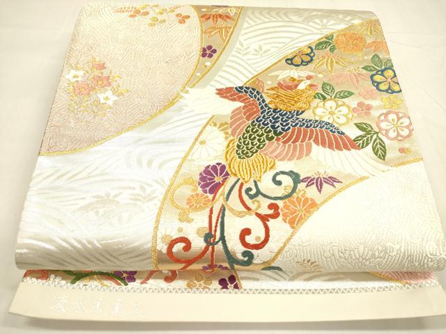 A5 美品 さが美 南天の実 金糸 黒 六通 正絹 フォーマルな袋帯 - メルカリ