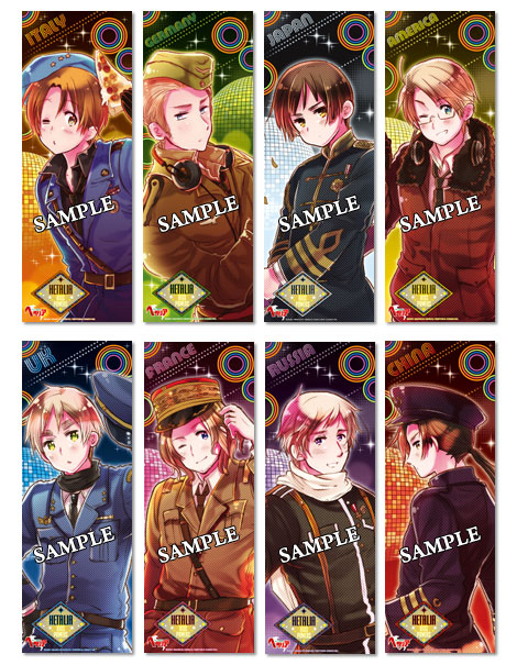 ヘタリア スティックポスター 全16種 アニメ「ヘタリア World☆Stars