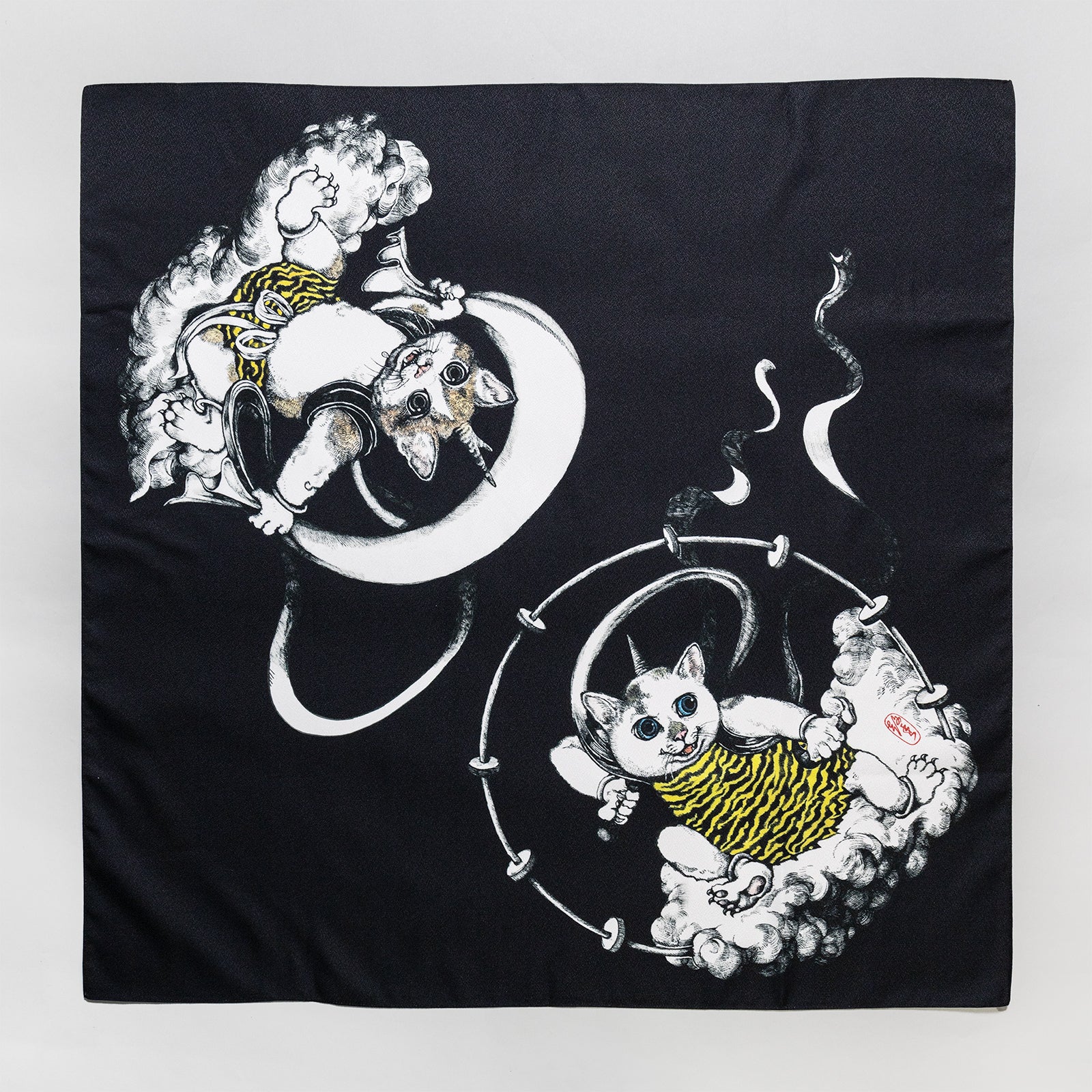 風呂敷 風神雷神(大) – ボリス雑貨店