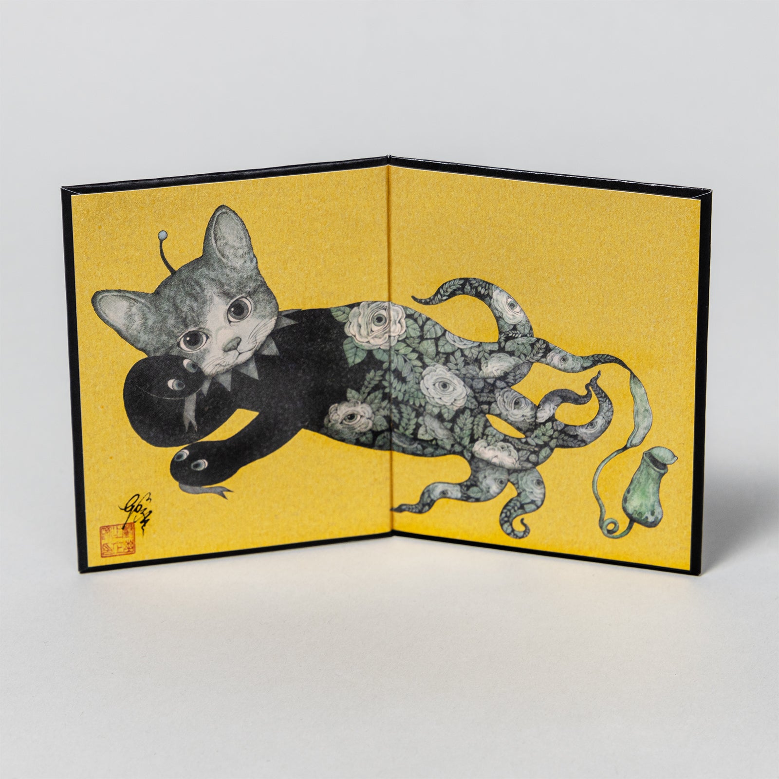 四カ国都市図屏風】 屏風 ミニ屏風 ミニチュア屏風 ミニチュア屏風