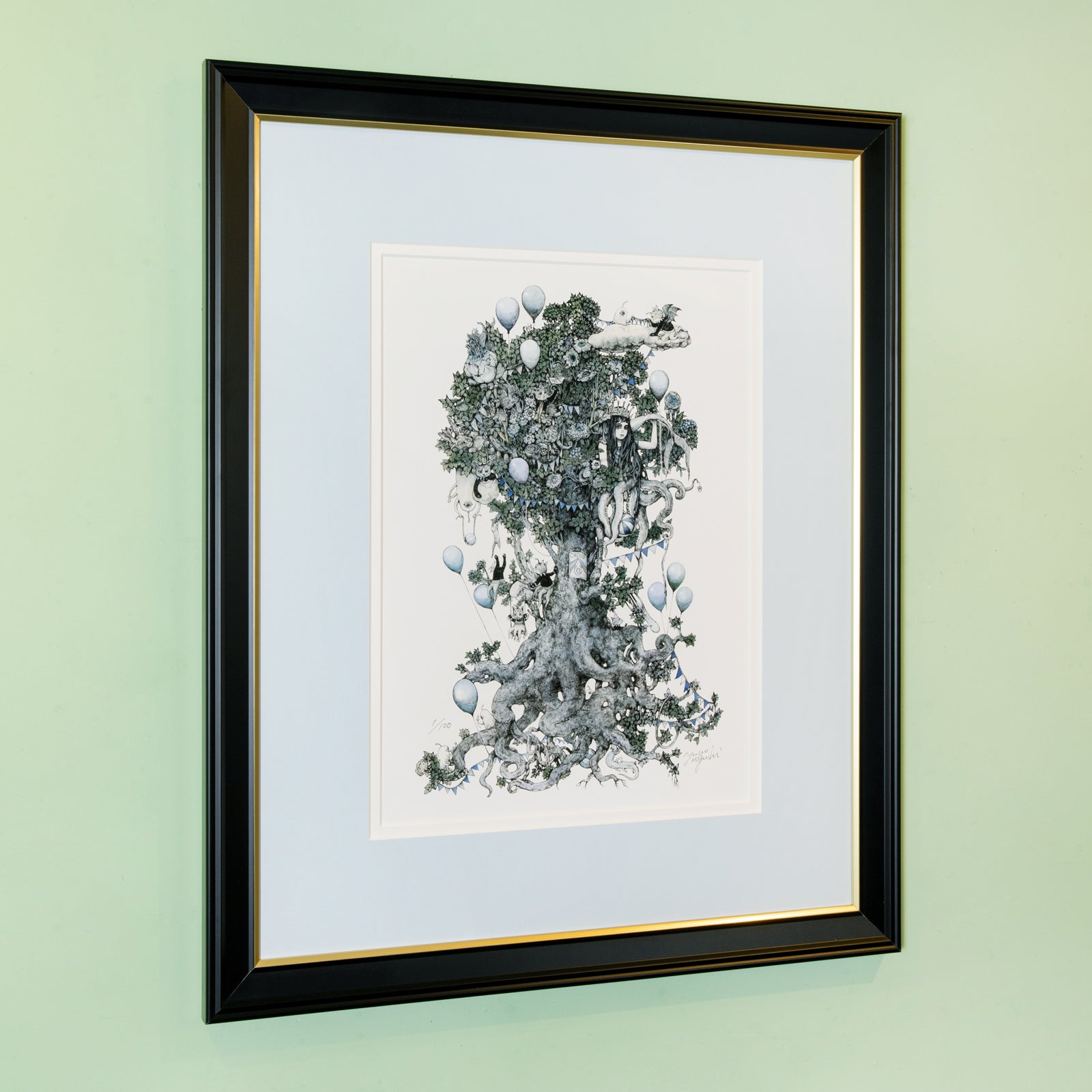 ヒグチユウコ 複製画 よくのびるオカヒトデ 【公式通販】