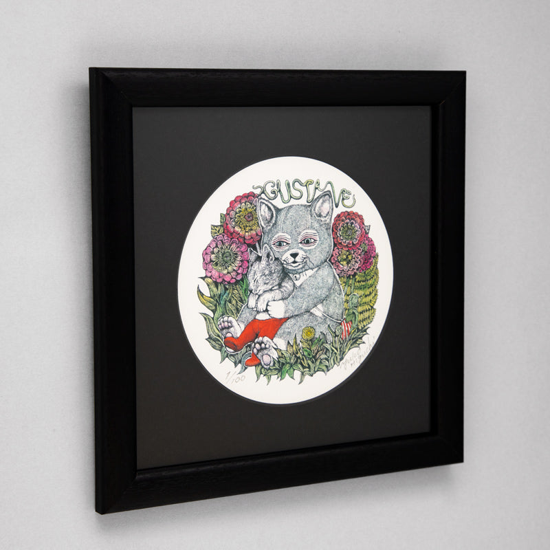 ヒグチユウコ 複製画 ネコちゃん好き 限定版 イラスト 67/200