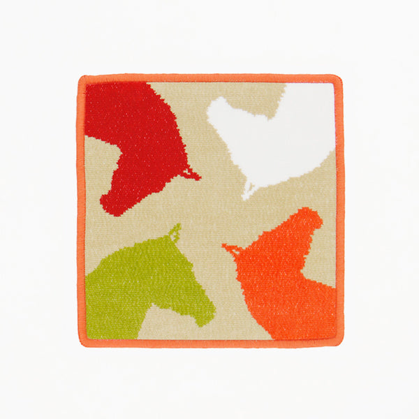 コットン 干支 午 チーフタオル｜Hippopotamus-ヒポポタマス