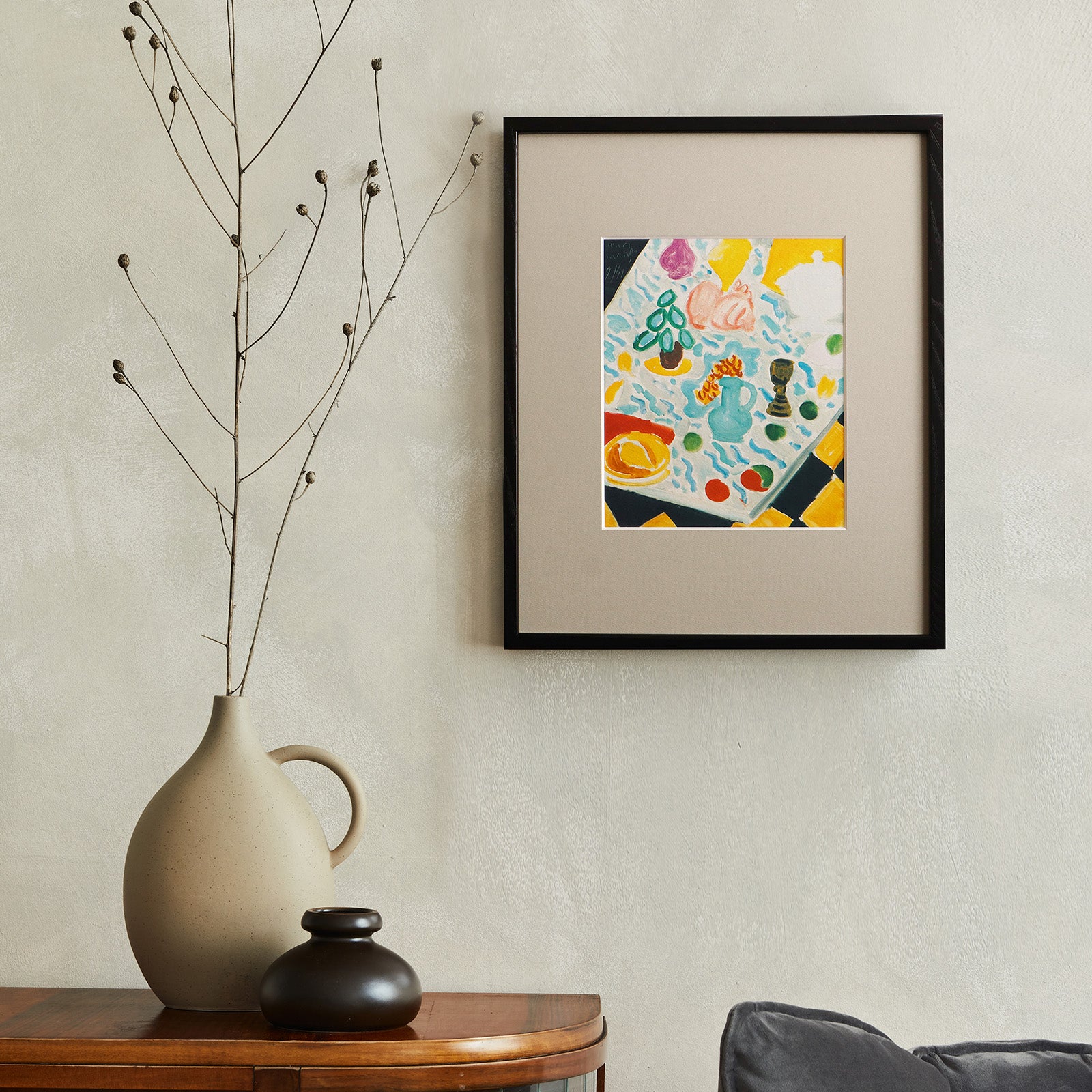 Matisse リーフデザイン 大判絵画 70×70cm Matisse リーフデザイン