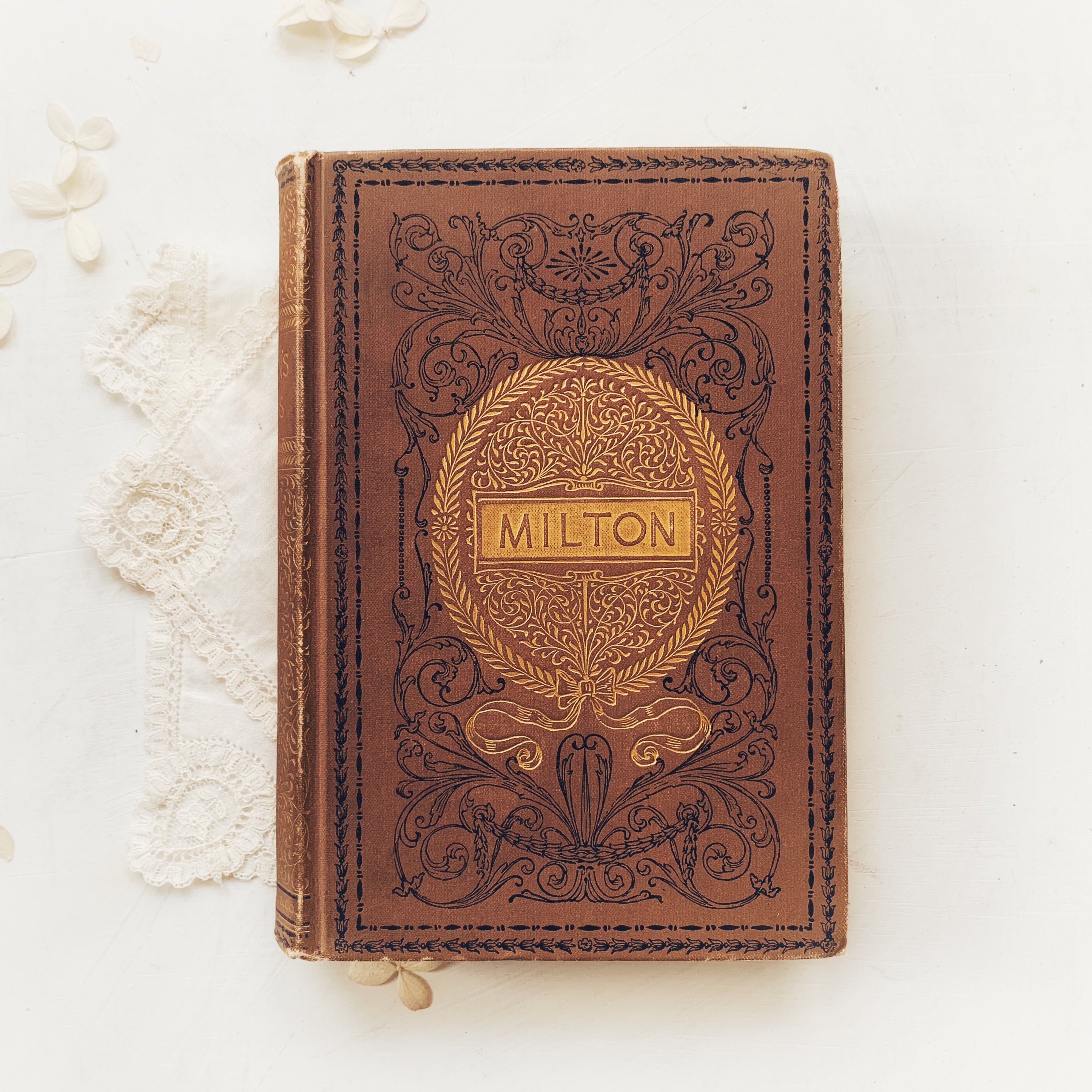 1892 - The Poetical Works of John Milton – Honey Bee Mill