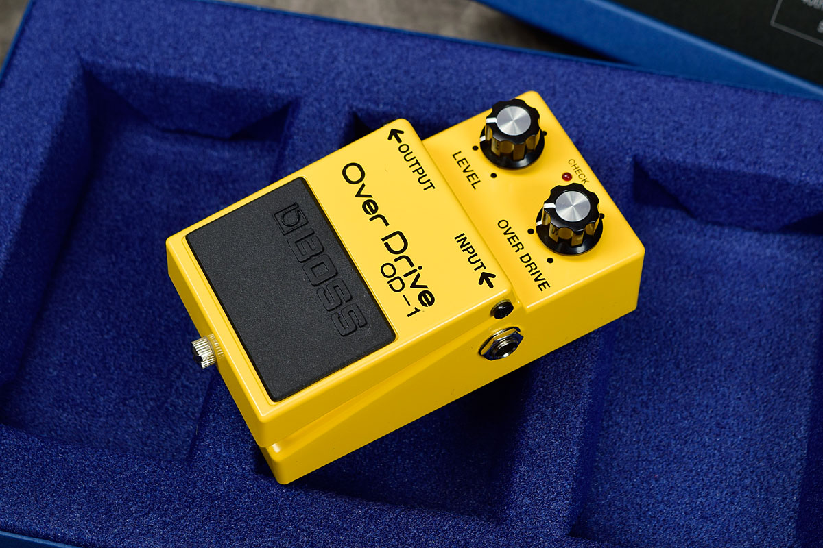 BOSS OD-1 空箱 BOSSヴィンテージOD-1とBOX 40 OD-1を比較してみよう