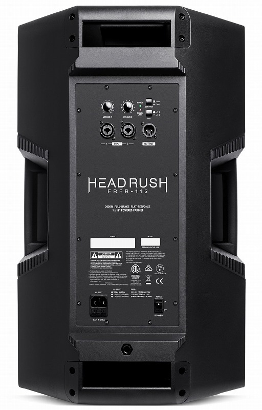 Headrushから2000W出力のパワードスピーカー｢HeadRush FRFR-112｣公開