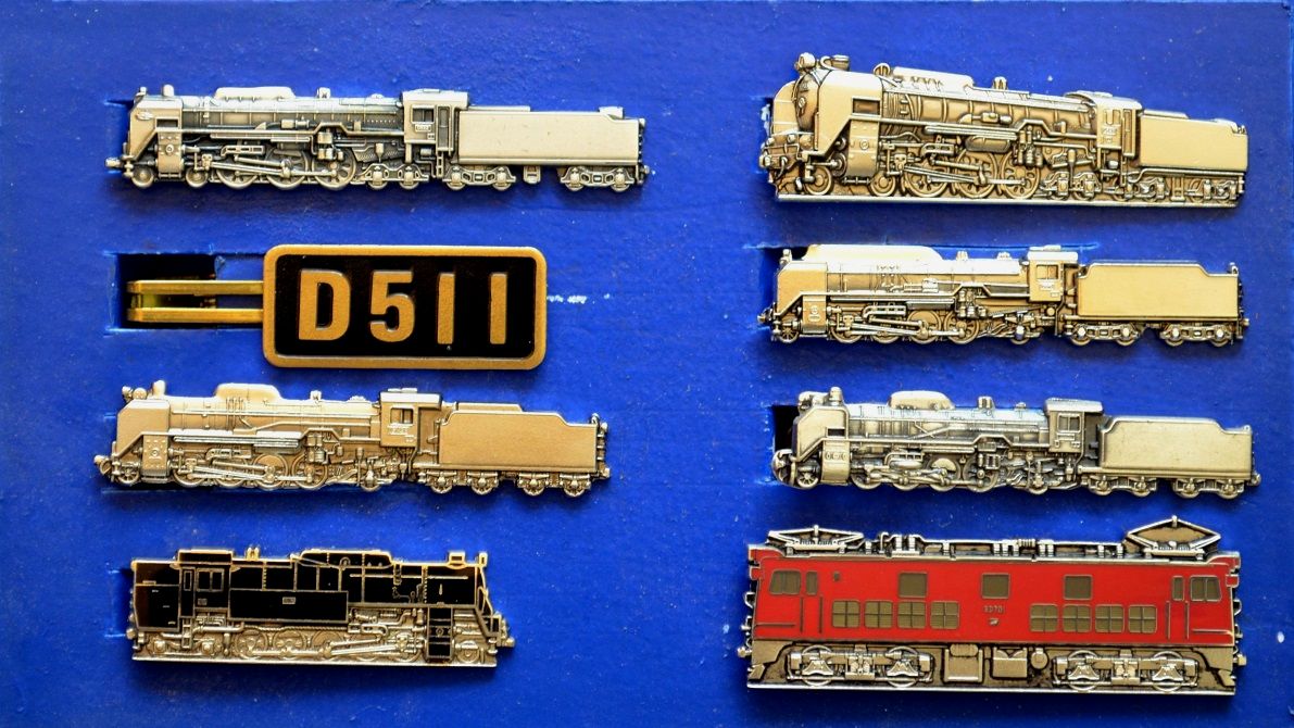 EF81 北斗星 EF510 ED76 富士 ネクタイピン 未使用 EF81 北斗星 EF510