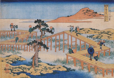 新品希少特注雪舟水墨画 国宝『天橋立図』元伊勢神社布地特注非売品元