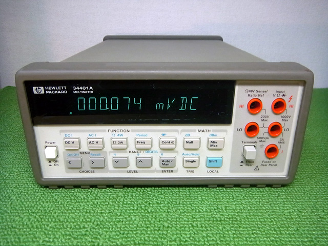 34401Aデジタルマルチメータ・特価品｜中古測定器のアイジー