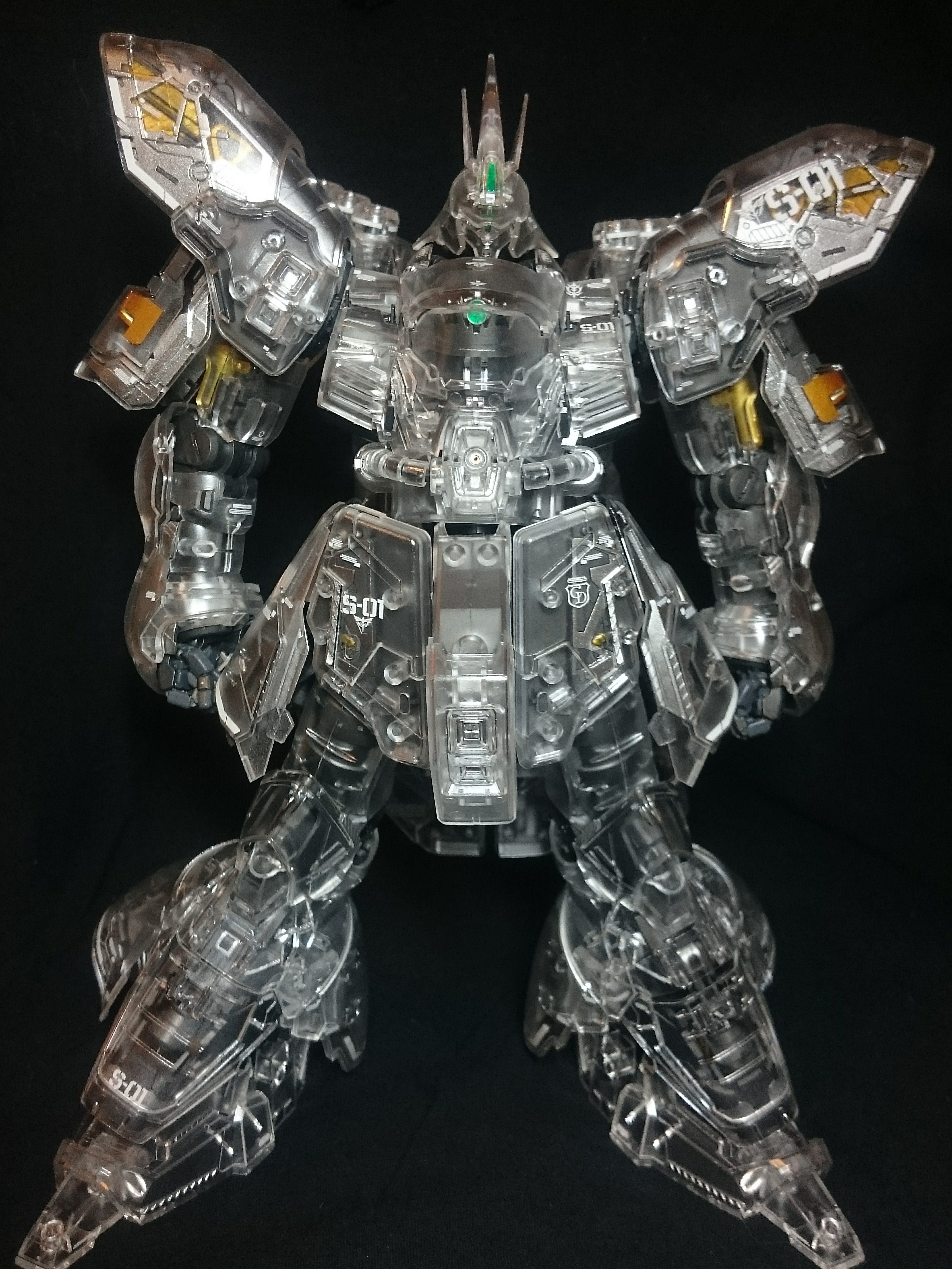 完成品【メッキ加工】MG サザビー ver.ka メカニカルクリア ガンダム