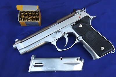 マルシンABS樹脂製 モデルガン ベレッタM92FSステンレス未発火SPG