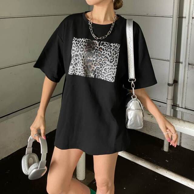 non-hedge ヒョウ柄ビッグTシャツ|TiMTiMオンラインストア|レディース