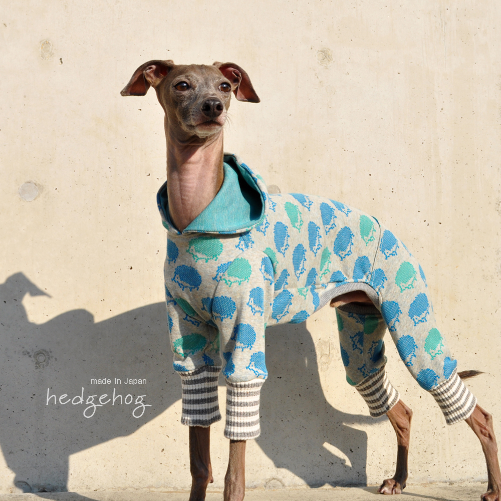 犬服｜ハリネズミ｜日本製ジャガードニット｜選べる4タイプ｜犬服一覧