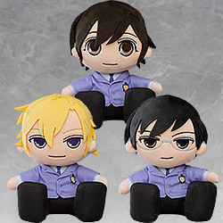 桜蘭高校ホスト部 ぬいぐるみ 藤岡ハルヒ/須王環/鳳鏡夜