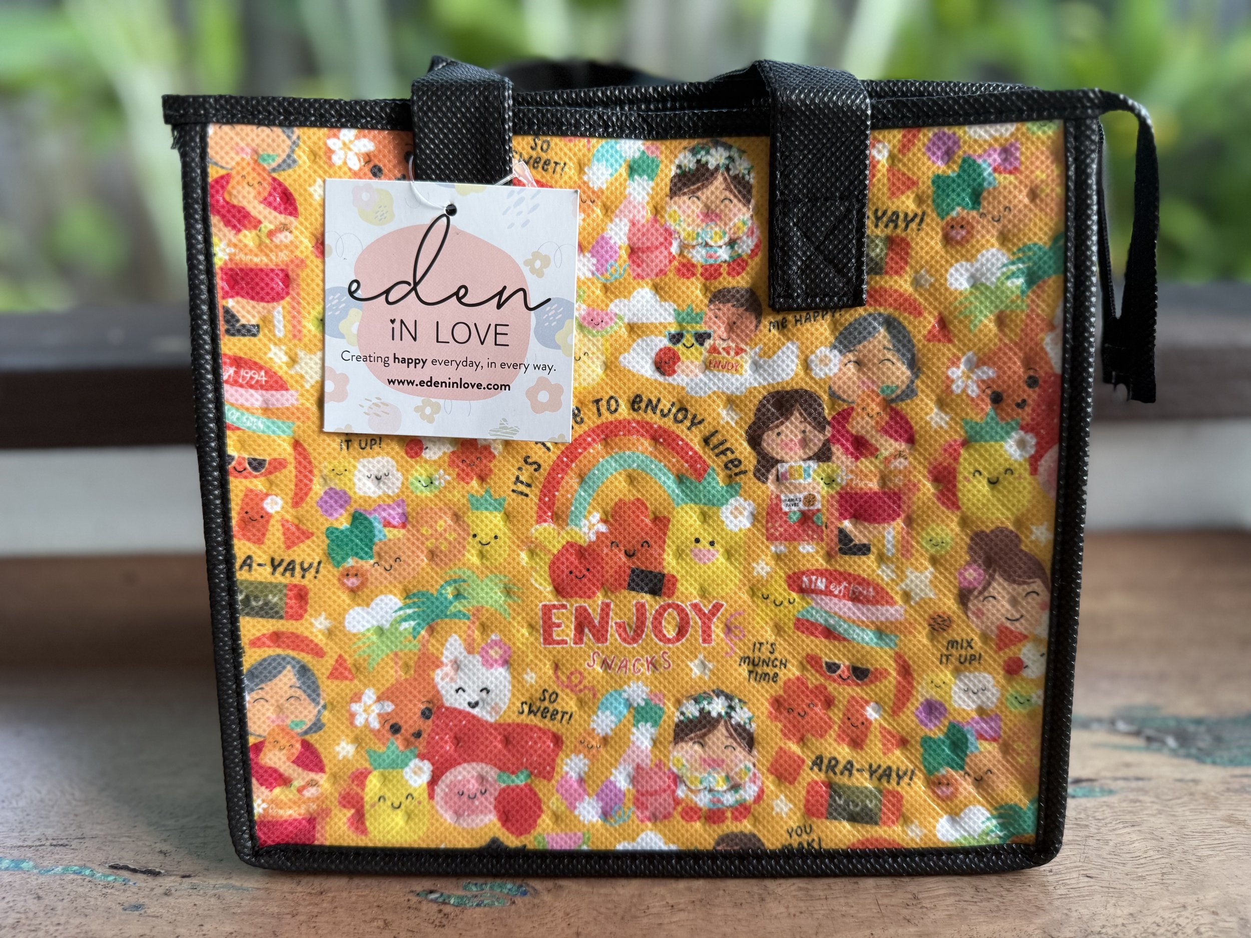 Eden in Love x Enjoy Snacks Petite Insulated Bag | Enjoy Snacks