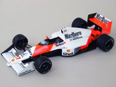 タミヤ 1/20 マクラーレンMP4/5B アイルトンセナ完成 | ブログ川原模型