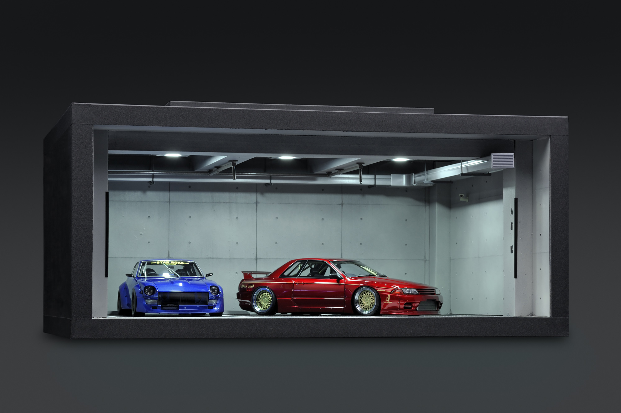 1/18ミニカー解体ジオラマ