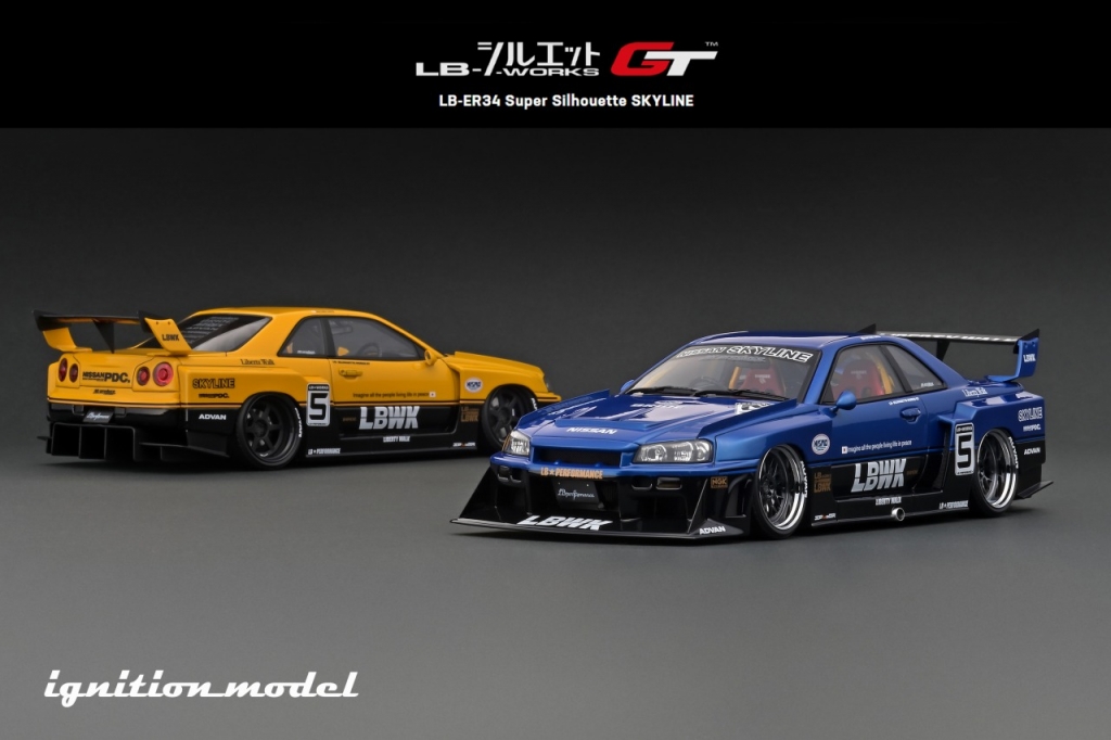 1/18スケール「LB-ER34 スーパーシルエット スカイライン」ご予約受付