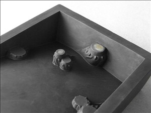 中国硯書道水墨画古物希少大きめ