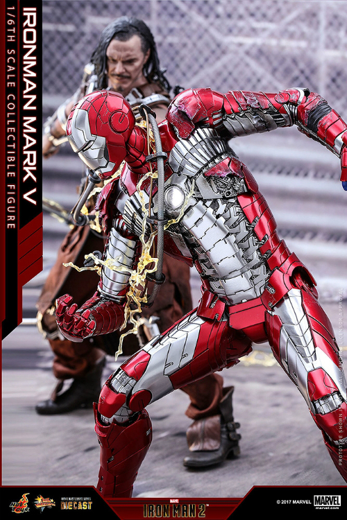ホットトイズ Iron Man Mark V ダイキャスト フィギュア Amazon.co.jp