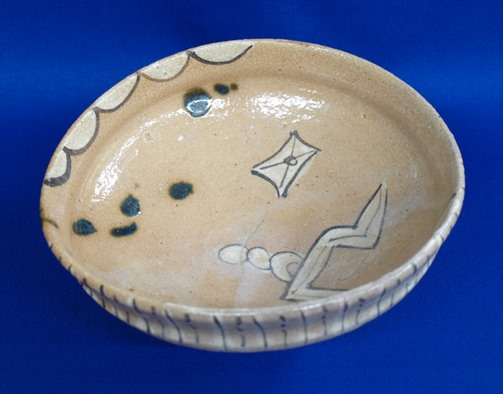 希少安土桃山時代美濃久尻窯瀬戸陶祖加藤市左衛門景光作古瀬戸鉄釉華器