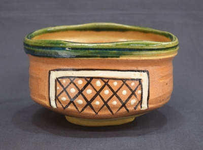 加藤弥右衛門 鳴海織部 沓茶碗 | 茶道具 小西康のぶろぐ