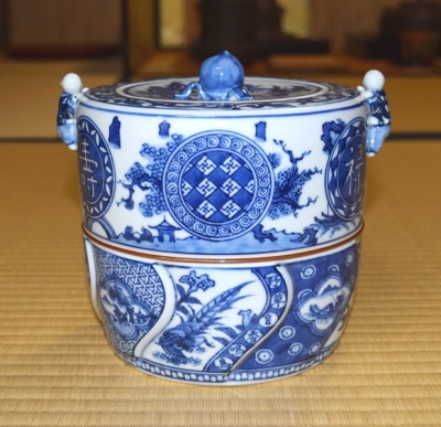 真葛焼 宮川香斎 祥瑞二閑人水指 | 茶道具 小西康のぶろぐ