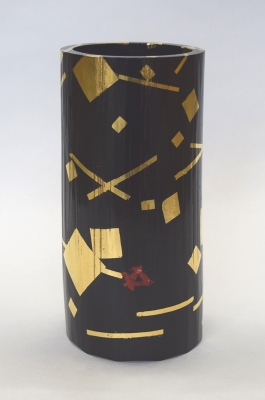 値下げしました！ 十四世淡々斎 宗室 花押 黒田正玄作 竹一重花入 銘