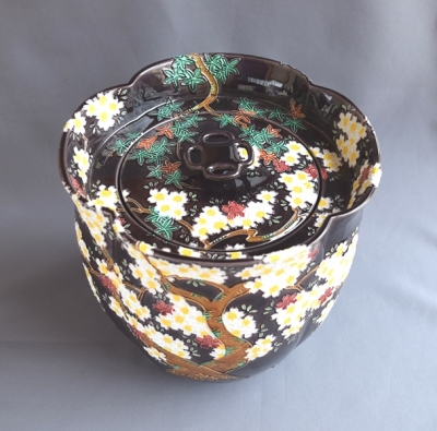 中村翠嵐 紫交趾 雲錦水指 而妙斎宗匠 | 茶道具 小西康のぶろぐ