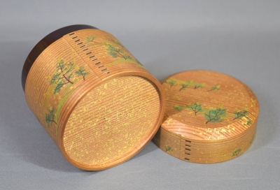 橋村萬象 若松絵 曲茶桶 堀内家十二世兼中斎 | 茶道具 小西康のぶろぐ