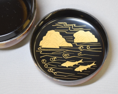 R359 棗 『中村宗悦作』『淡々斎好写』『桜蒔絵』『大堰川棗』 共