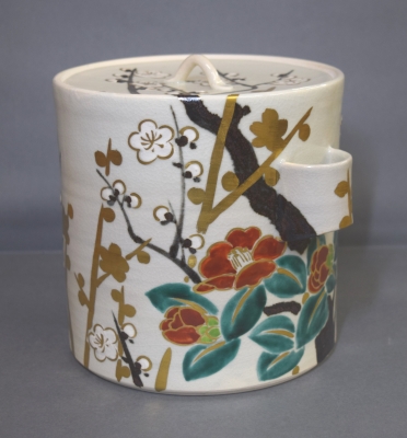 九代白井半七 梅椿水指 | 茶道具 小西康のぶろぐ