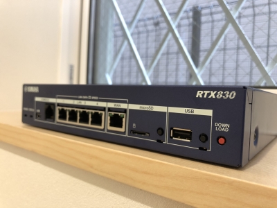 YAMAHA ギガアクセスVPNルーター RTX830 | ネオくん日誌