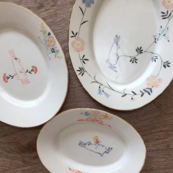 中川洋子さん作品お皿