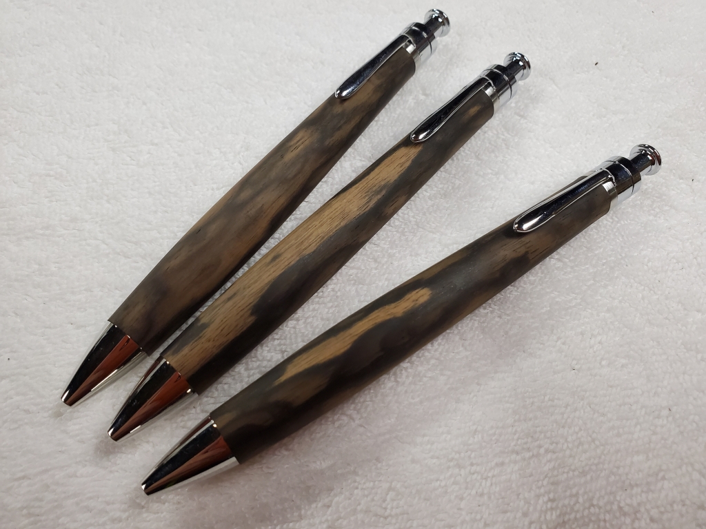 ルーチェペン その4！！黒柿孔雀杢 | 切々と語る楔（せつせつとかたる